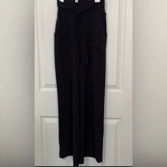 EuC LuLuLem0n LiGhtWeiGht NoiR wiDe leG tiE PaNts siZe 2 - Picture 14 of 14